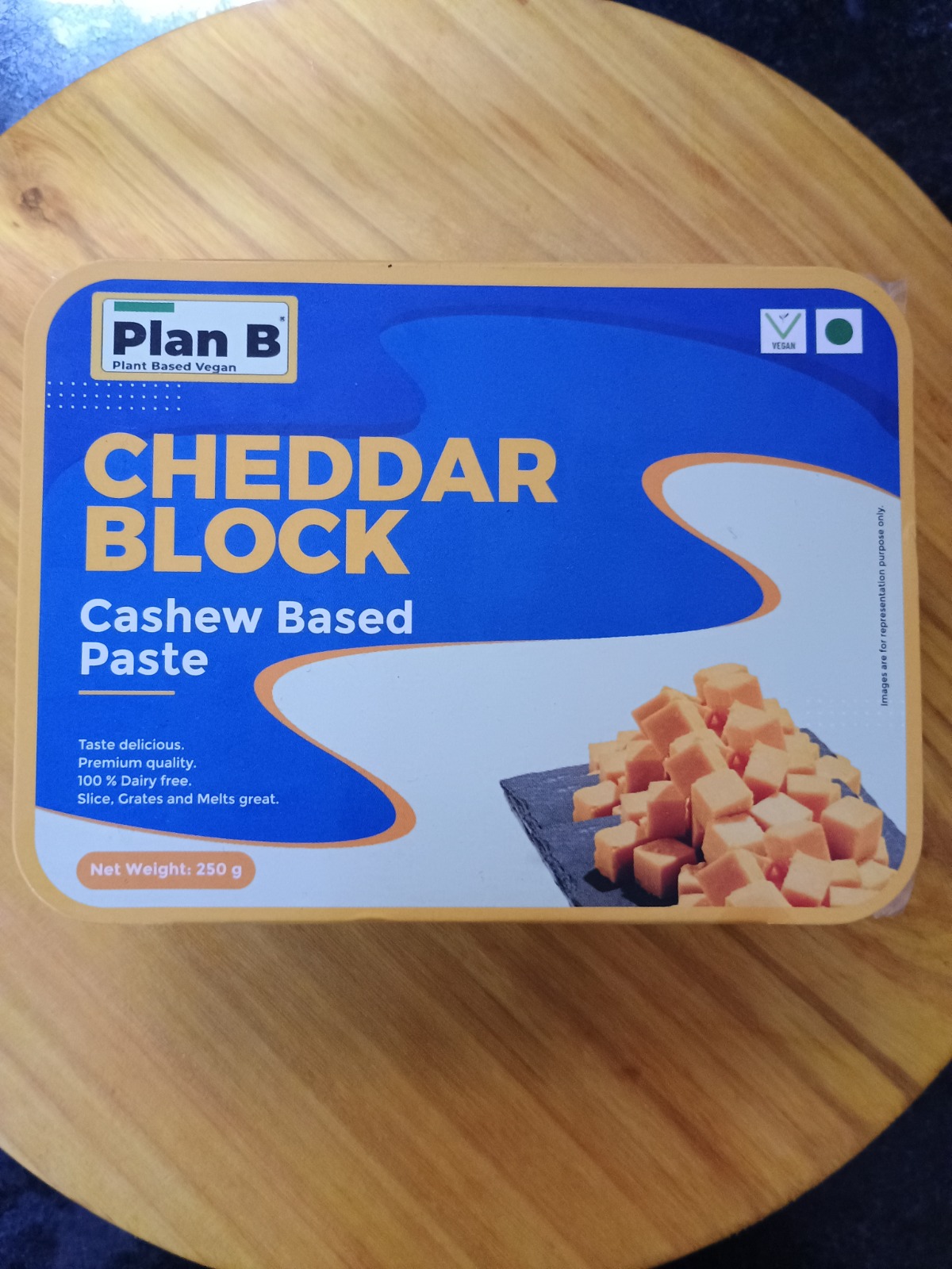 Vegan Cheddar Cheese Block